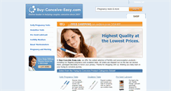 Desktop Screenshot of buy-conceive-easy.com