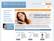 Tablet Screenshot of buy-conceive-easy.com